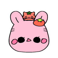 [LINEスタンプ] ぷちうさ④