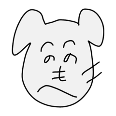 [LINEスタンプ] へのへのもへじanimals