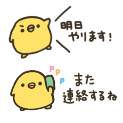 [LINEスタンプ] ゆるぴよの日常スタンプ3☆省スペース