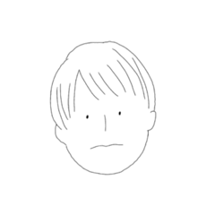 [LINEスタンプ] サラストヘアの男の子