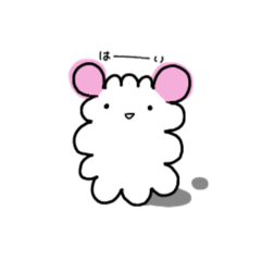 [LINEスタンプ] わたもこちゃん