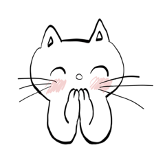 [LINEスタンプ] 猫のミィー 〜ことばがなくても伝わる〜