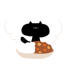 [LINEスタンプ] KUROSHIROごはんスタンプ