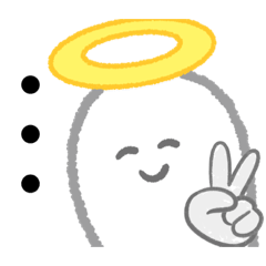 [LINEスタンプ] 無言の圧力(幽霊ver.)