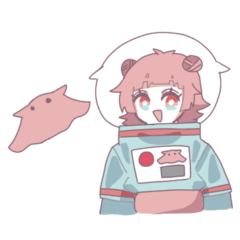 [LINEスタンプ] 宇宙だ！めんだこちゃん