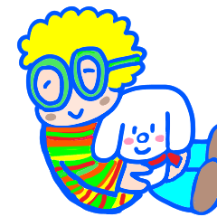 [LINEスタンプ] 子犬のカヌレの画像（メイン）