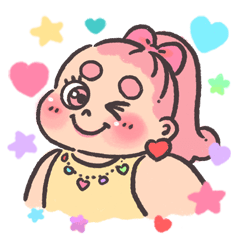 [LINEスタンプ] ぽにょちゃん from ぽちゃ日和