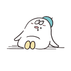 [LINEスタンプ] ぐうたらおばけ