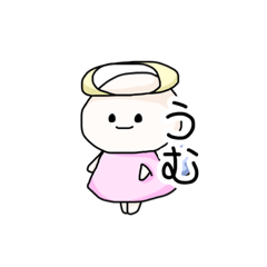 [LINEスタンプ] 天使ちゃんの相槌