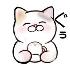 [LINEスタンプ] シンプル挨拶⭐︎猫スタンプ