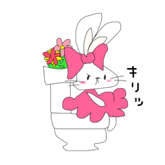 [LINEスタンプ] お暇うさぎさんの日常スタンプ