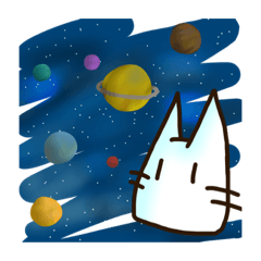 [LINEスタンプ] 猫とともだち