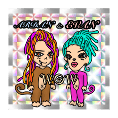 [LINEスタンプ] OZBRANDキャラクター☆ARDAN＆EVAN