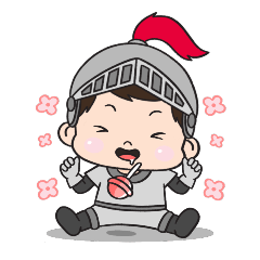[LINEスタンプ] ちびの騎士