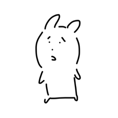 [LINEスタンプ] うさぎの銀次郎Ⅱ