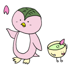 [LINEスタンプ] さくらもちペンたろう