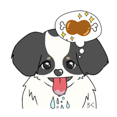 [LINEスタンプ] 耳たれパピヨンろく