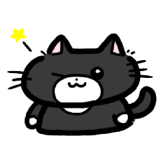 [LINEスタンプ] ウインク猫ごんじろうの使いやすいスタンプ