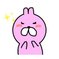 [LINEスタンプ] ゆっるーーいうさぎさん