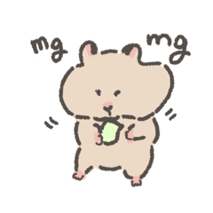 [LINEスタンプ] ゴールデンハムスターのちょろみつ