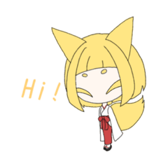 [LINEスタンプ] けもみみちゃんくん1