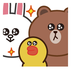 [LINEスタンプ] 【感情☆爆発】Brown ＆ FRIENDS