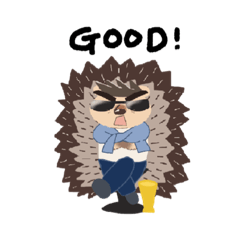 [LINEスタンプ] はりねずみビートー☆Hedgehog Vitor☆