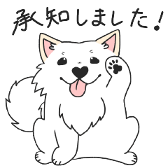 [LINEスタンプ] サモエドハリーくんの変わらない日常2