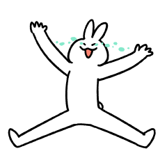 [LINEスタンプ] USACHAN 05