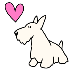 [LINEスタンプ] 犬種別スコティッシュテリア・ウィートン