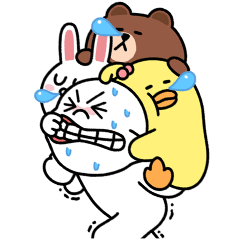 [LINEスタンプ] BROWN ＆ FRIENDS with 庭鳥ぴよ子