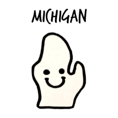 [LINEスタンプ] Michiganからのご挨拶の画像（メイン）