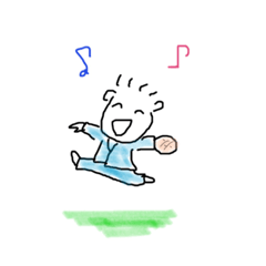 [LINEスタンプ] 蝶ネク君ーふんふん患者君