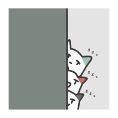 [LINEスタンプ] ねこっぽ三兄弟スタンプ