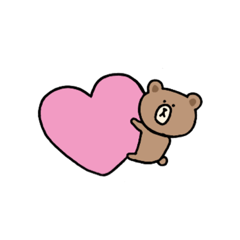 [LINEスタンプ] ぷちBROWN＆FRIENDS