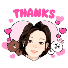 [LINEスタンプ] 東 奈蝶と仲良し❣️