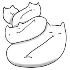 [LINEスタンプ] ゆるいしゃくれねこ