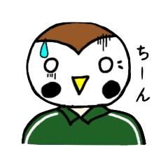 [LINEスタンプ] お茶目なすずめおじさん