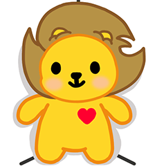 [LINEスタンプ] 子獅子ラリオン