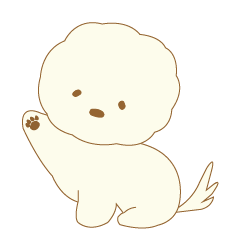 [LINEスタンプ] ふわもこビションのまめた