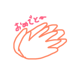 [LINEスタンプ] 指で日常会話の画像（メイン）