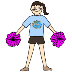 [LINEスタンプ] チアダンススタンプ 2！