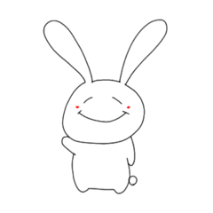 [LINEスタンプ] うさ子だよ