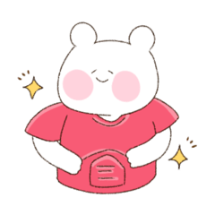 [LINEスタンプ] いぬくま だよ