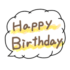 [LINEスタンプ] 誕生日をお祝いするスタンプ