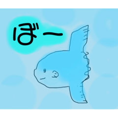 [LINEスタンプ] いきものがかり（海編）