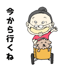 [LINEスタンプ] 近所のあかりばあちゃん