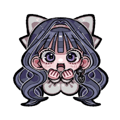 [LINEスタンプ] 女のコの日常スタンプbyくあら様の画像（メイン）