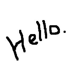 [LINEスタンプ] 手書き文字1