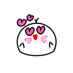 [LINEスタンプ] 団子文鳥